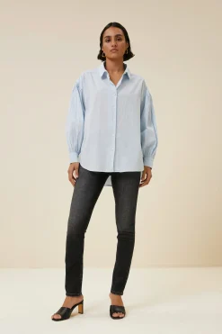 By bar sarah chambray blouse | light blue^ Blusen