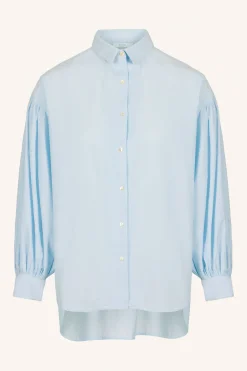 By bar sarah chambray blouse | light blue^ Blusen