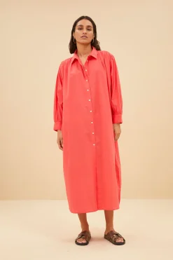 By bar shirt dress | poppy red^ Kleider