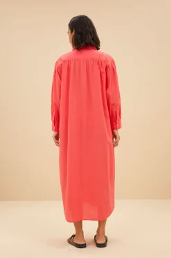 By bar shirt dress | poppy red^ Kleider