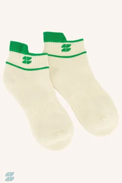 By bar short logo socks | spring green^ Socken