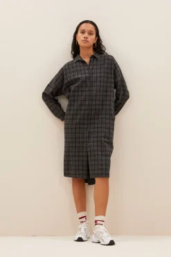 By bar small check dress |^ Kleider