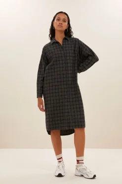 By bar small check dress |^ Kleider