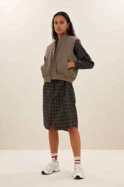 By bar small check dress |^ Kleider