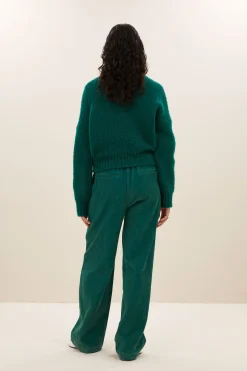 By bar sonny bulky pullover | peacock green^ Strick
