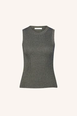By bar sparkle singlet | gold^ Tops & Shirts