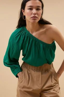 By bar stella blouse | bright green^ Blusen
