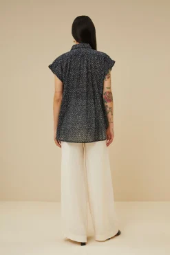 By bar stevie paper blouse | paper print^ Blusen