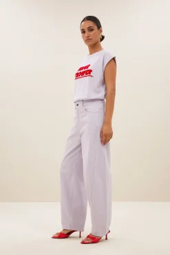 By bar thelma trouper top | pastel lilac^ Tops & Shirts