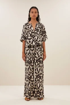 By bar todd brown batik blouse | brown batik^ Blusen
