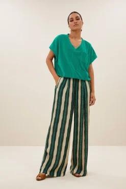 By bar tyler slub top | green lake^ Tops & Shirts
