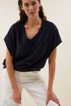 By bar tyler slub top | midnight^ Tops & Shirts