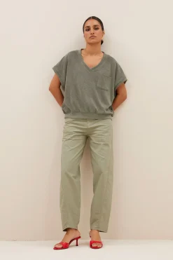 By bar tyler slub top | mulled basil^ Tops & Shirts