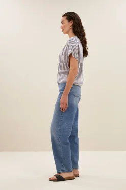 By bar tyler small stripe top | kingsblue small stripe^ Tops & Shirts