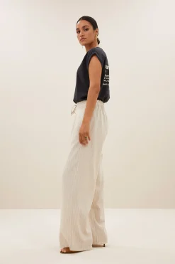 By bar uma pants | sand stripe^ Hosen