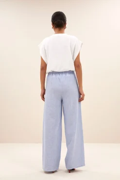 By bar uma pinstripe pants | sky blue^ Hosen