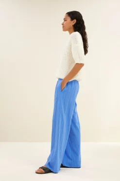 By bar uma stripe pants | vivid blue stripe^ Hosen
