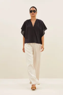By bar vina blouse | black^ Blusen