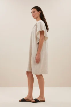 By bar vina linen dress | linen^ Kleider