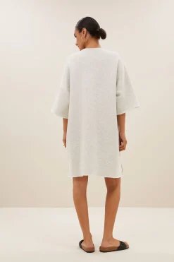By bar willow sweat dress | light grey melee^ Kleider