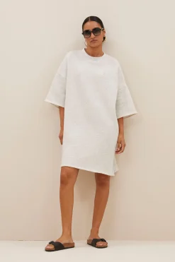By bar willow sweat dress | light grey melee^ Kleider