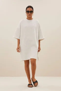 By bar willow sweat dress | light grey melee^ Kleider