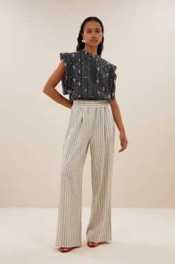 By bar xena midnight ikat blouse | midnight ikat^ Blusen